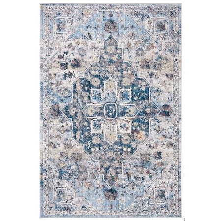 Safavieh 4 x 6 ft. Bristol Contemporary Rectangle Area RugCream & Blue BTL365A-4
